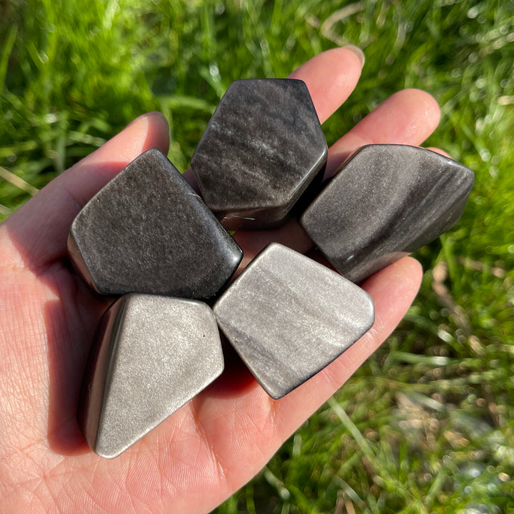 Natural Silver Obsidian Freeform