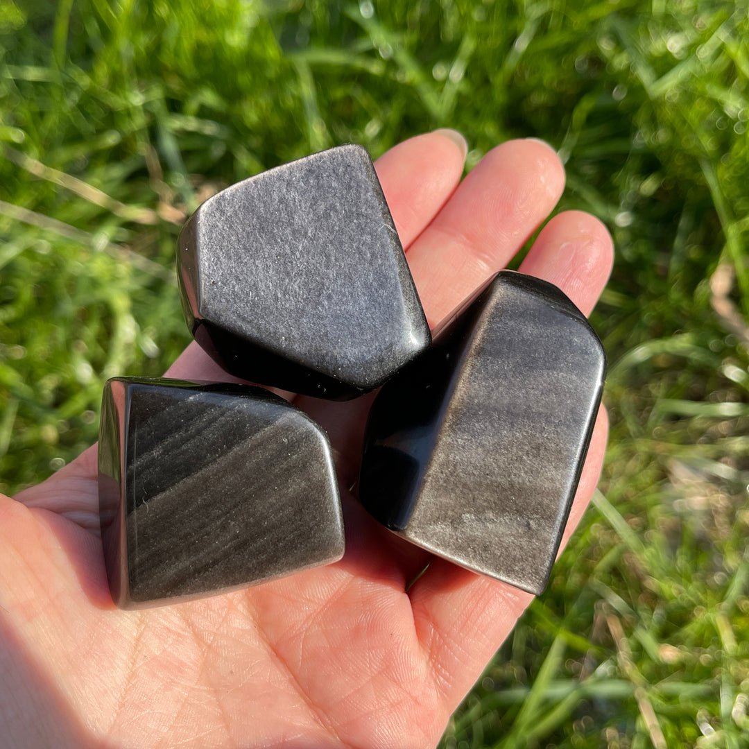 Natural Silver Obsidian Freeform