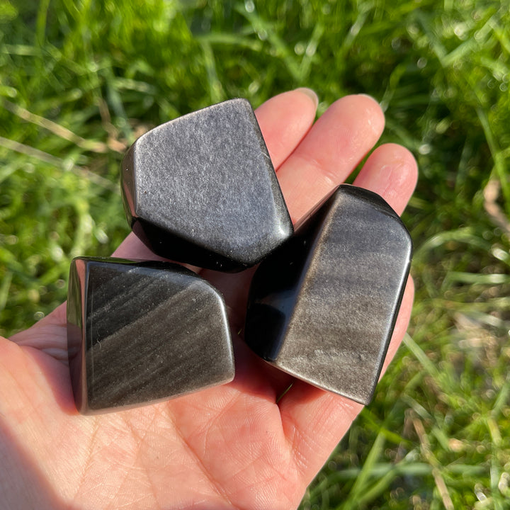 Natural Silver Obsidian Freeform