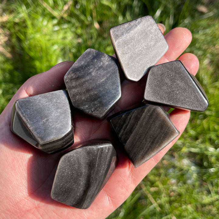 Natural Silver Obsidian Freeform