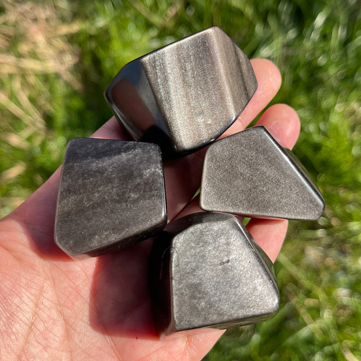 Natural Silver Obsidian Freeform