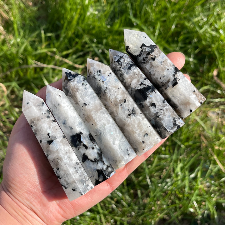 Natural Rainbow Moonstone Point