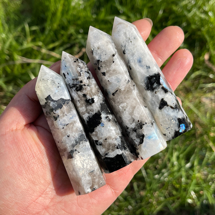 Natural Rainbow Moonstone Point