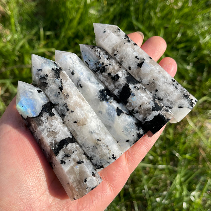 Natural Rainbow Moonstone Point