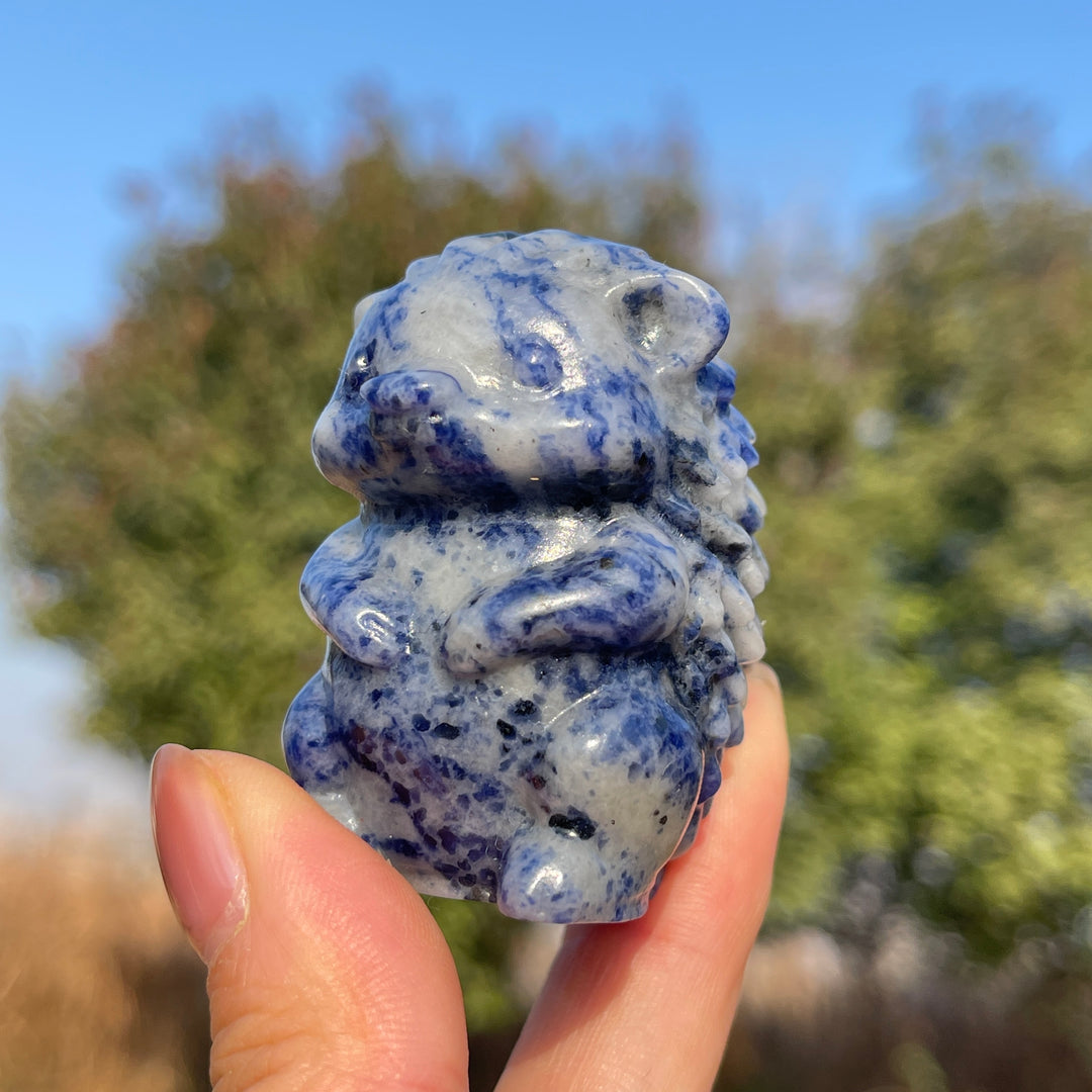 Natural Crystal Carving Hedgehog