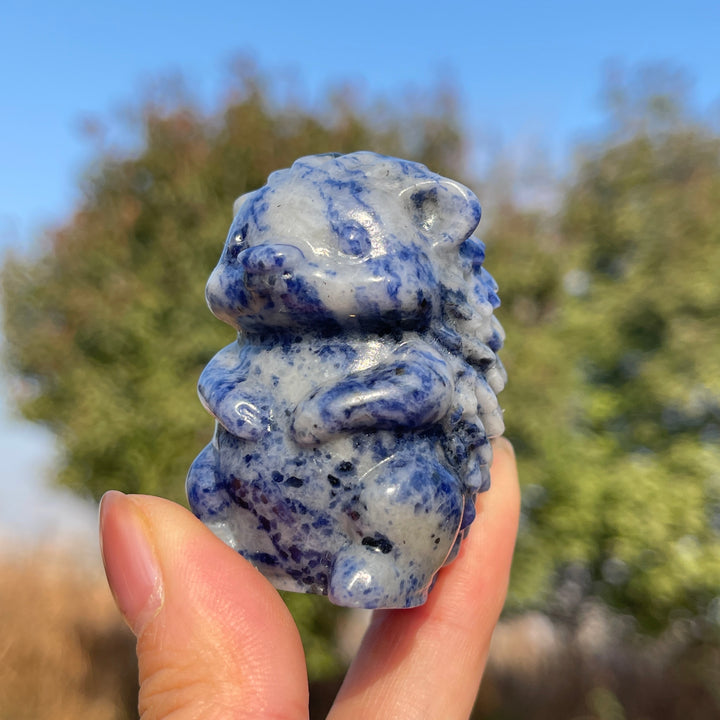 Natural Crystal Carving Hedgehog