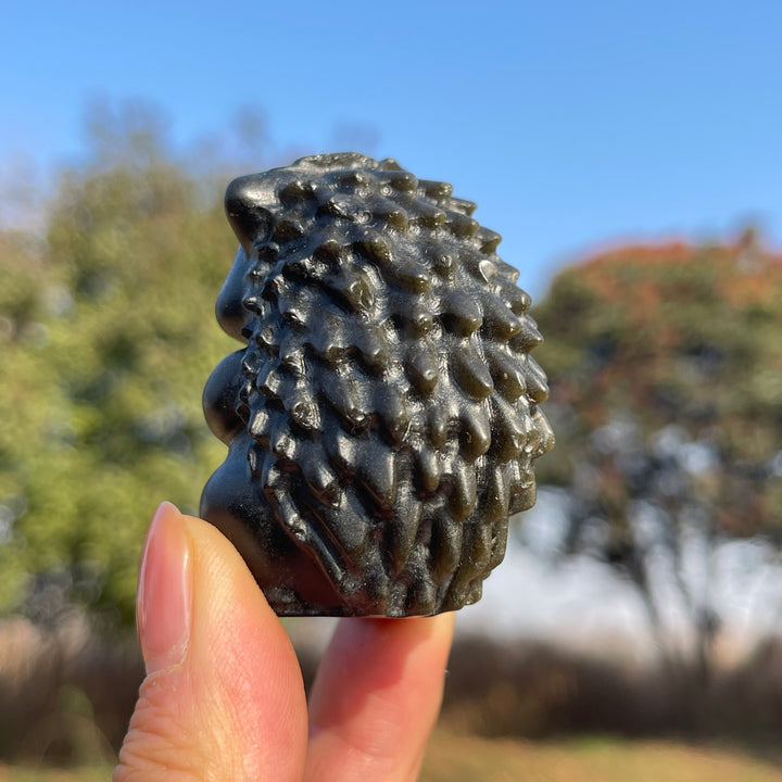 Natural Crystal Carving Hedgehog