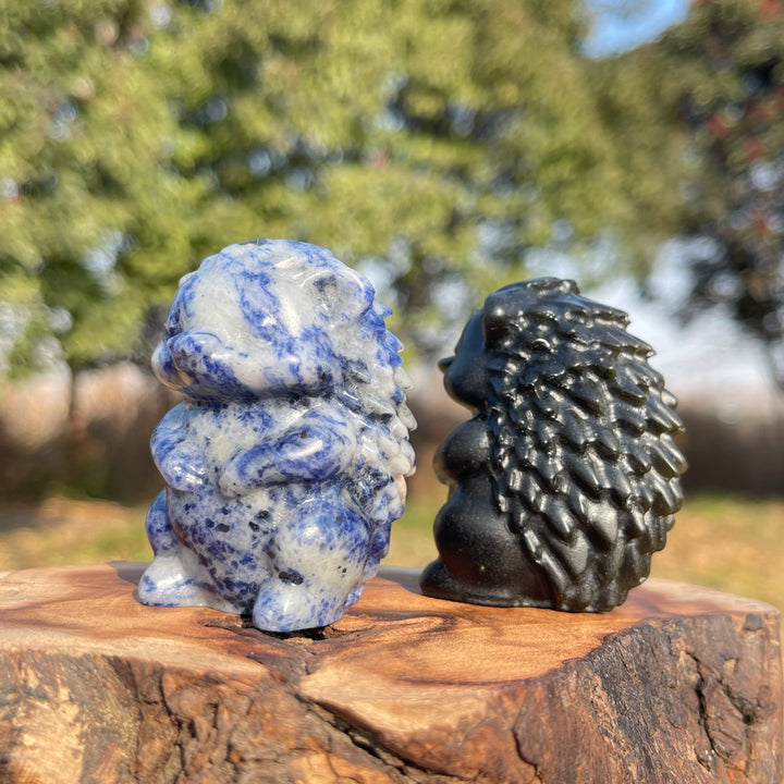 Natural Crystal Carving Hedgehog