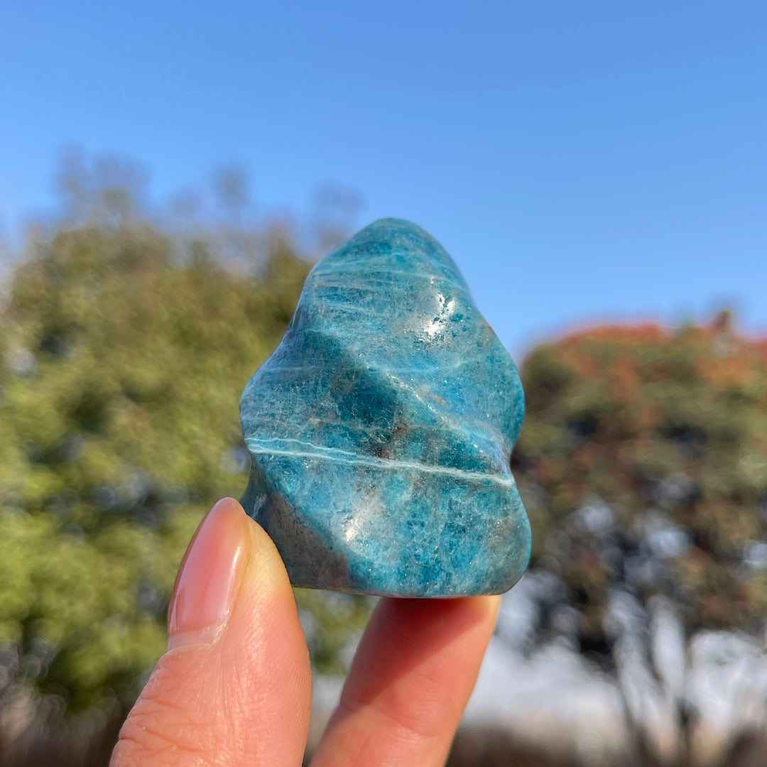 Natural Crystal Carving Flame