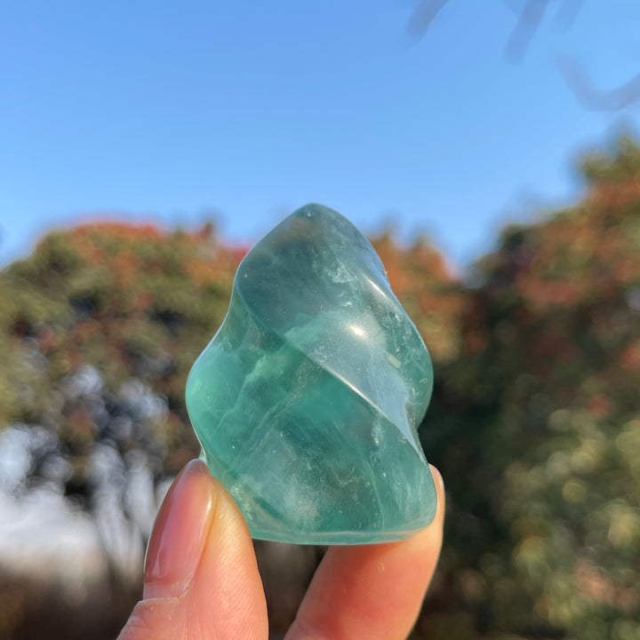 Natural Crystal Carving Flame