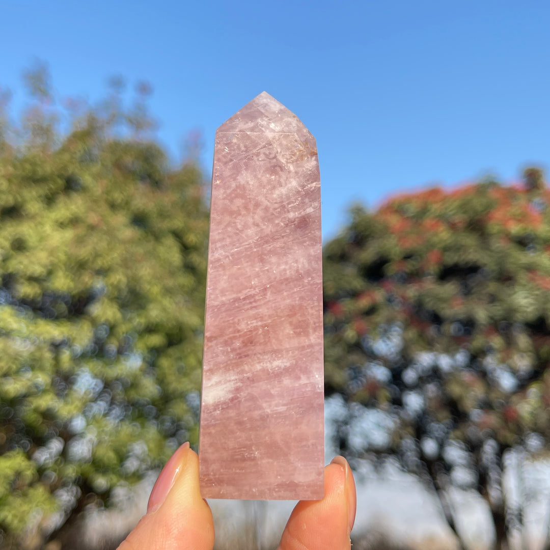 Natural Pink Aragonite Point