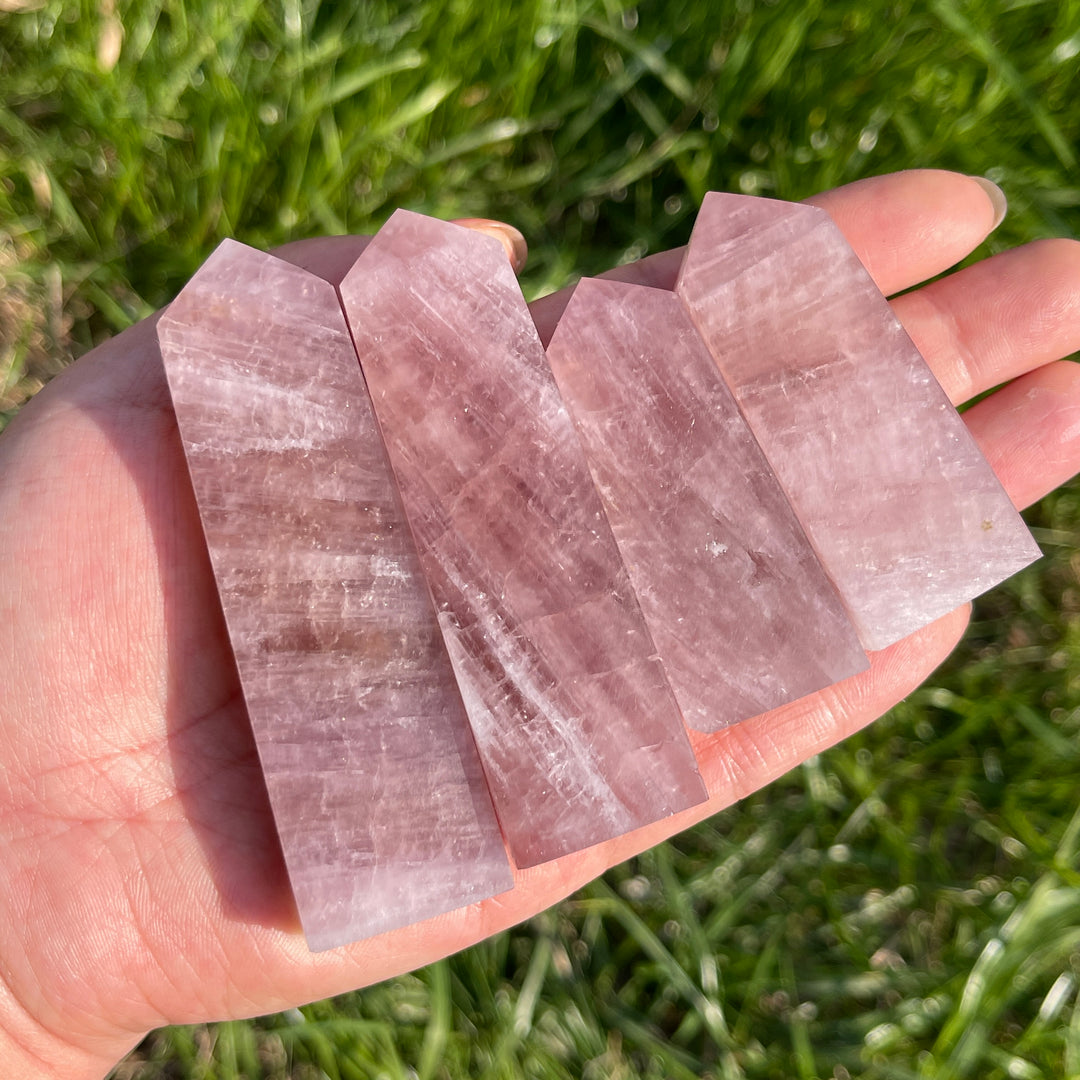 Natural Pink Aragonite Point