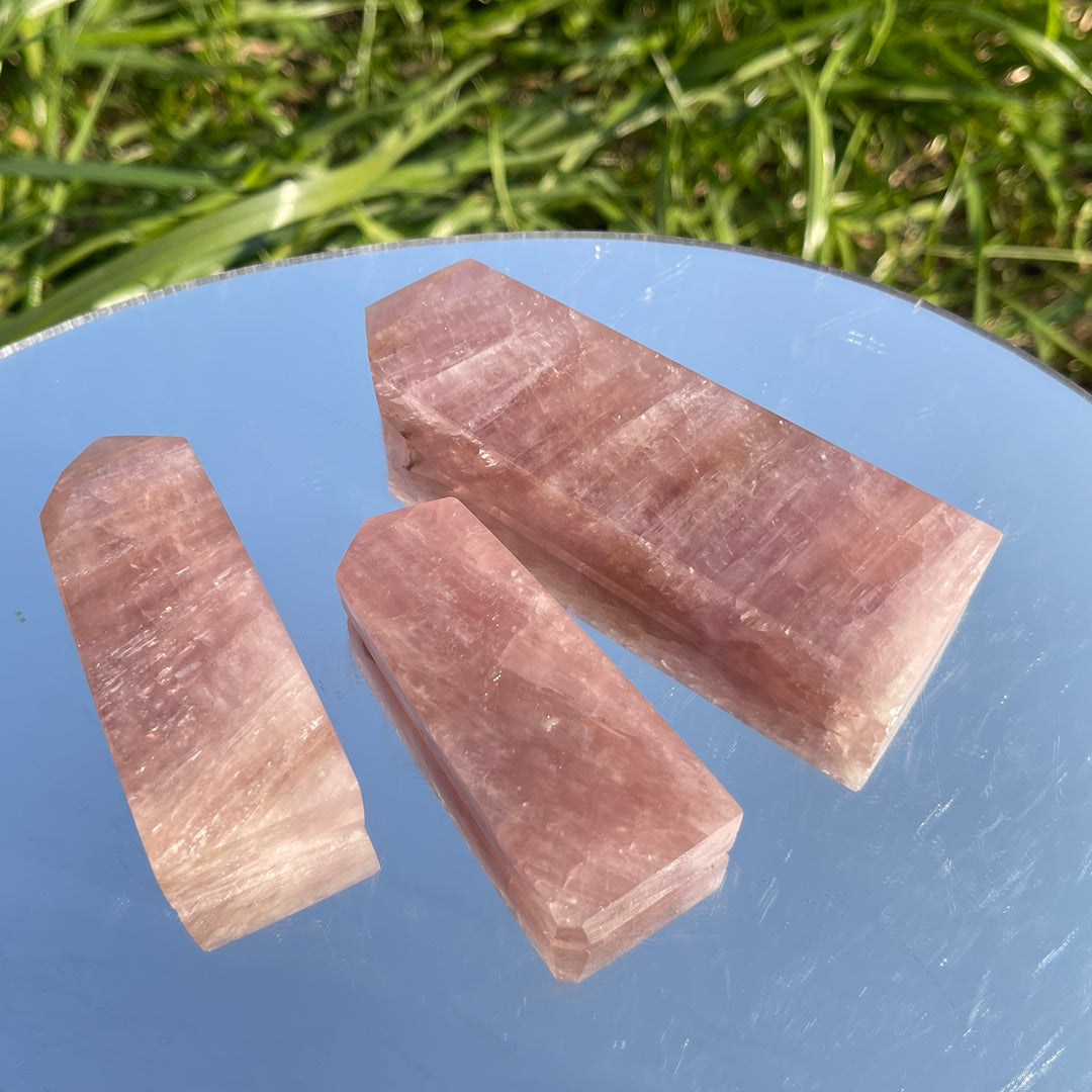 Natural Pink Aragonite Point