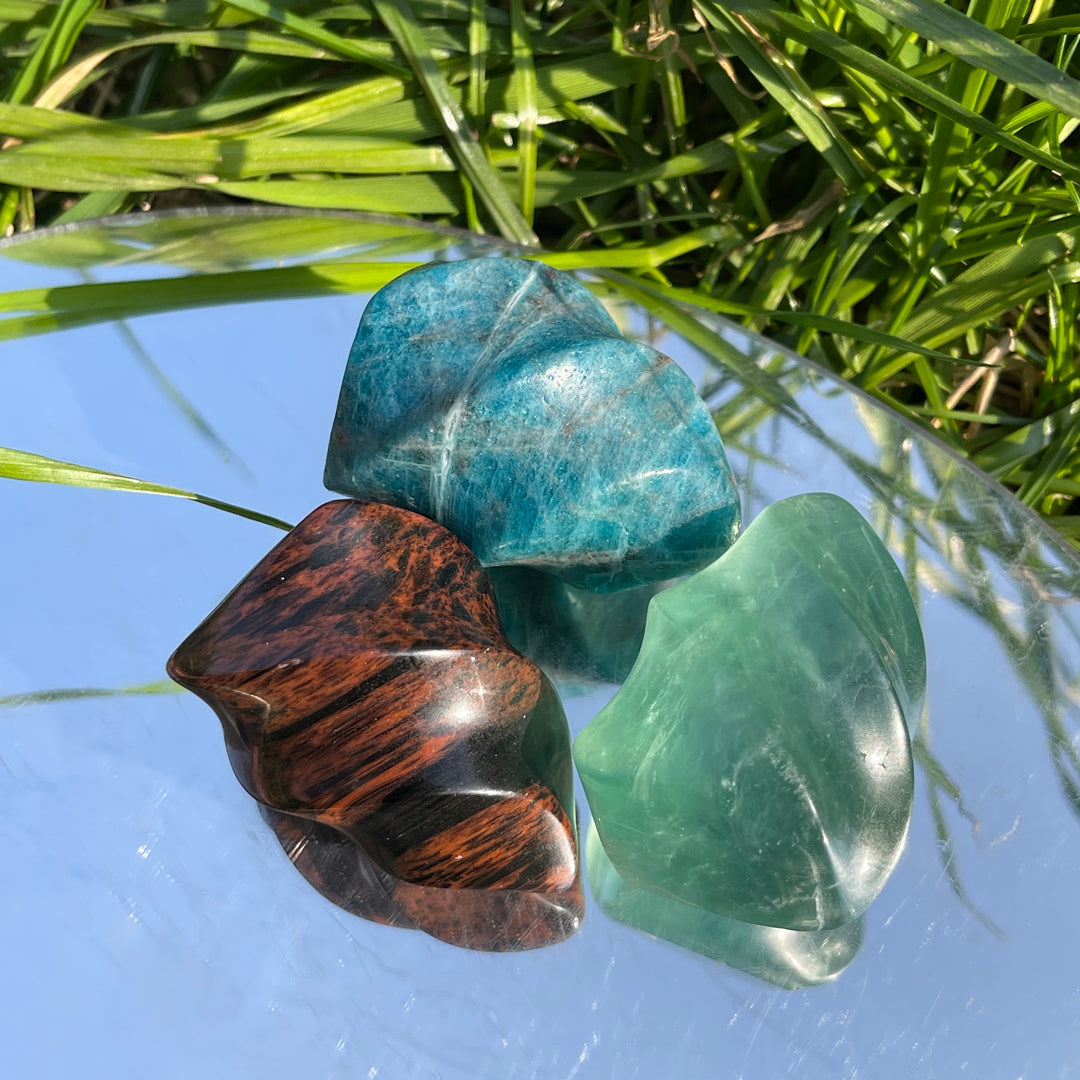 Natural Crystal Carving Flame