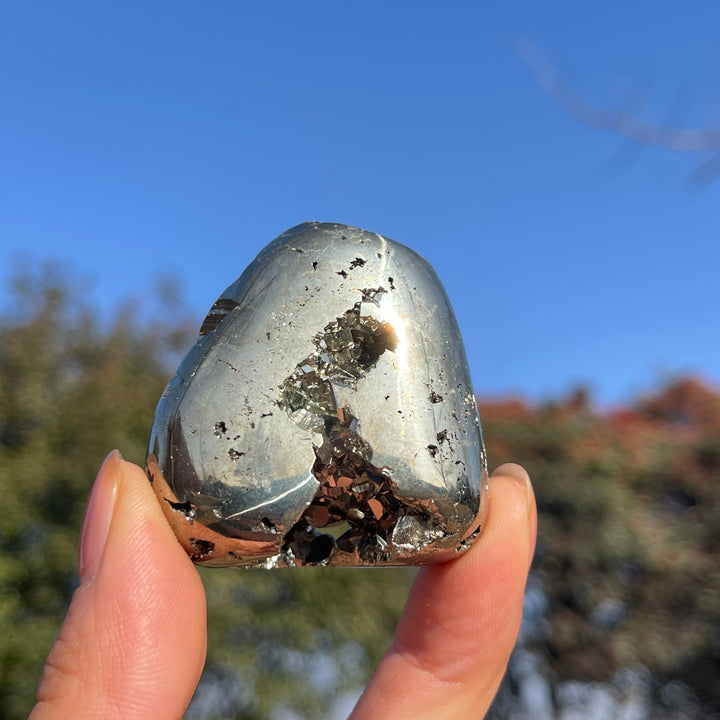 Natural Pyrite Ornament