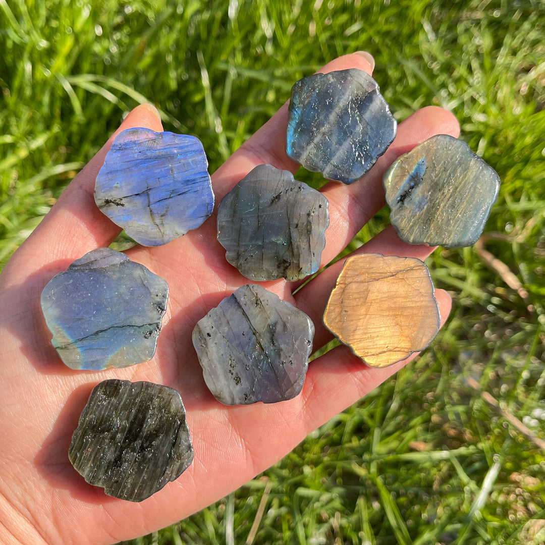 Natural Labradorite Rose