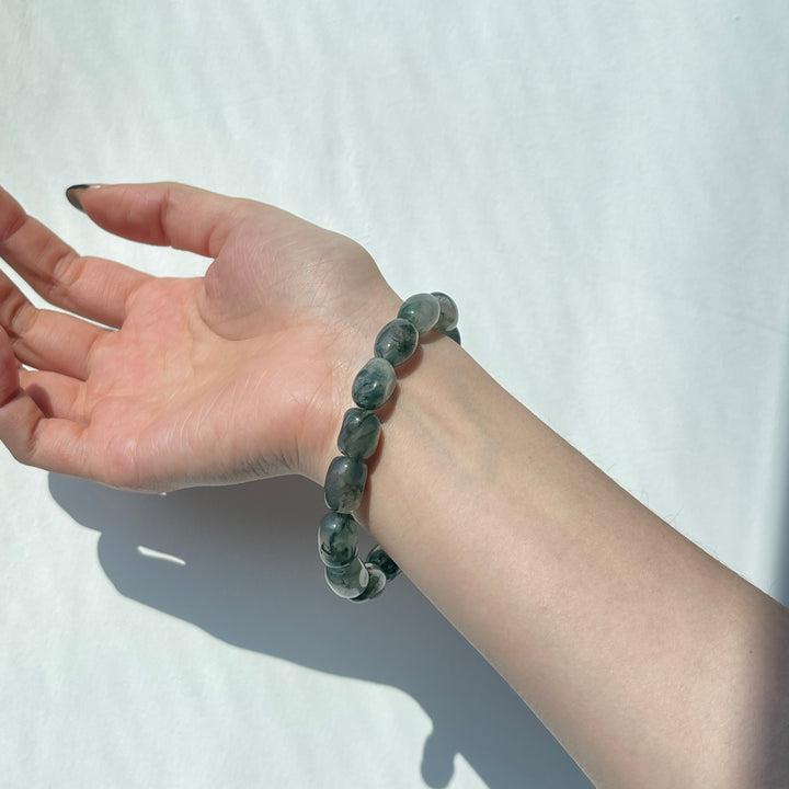Natural Moss Agate Bracelet