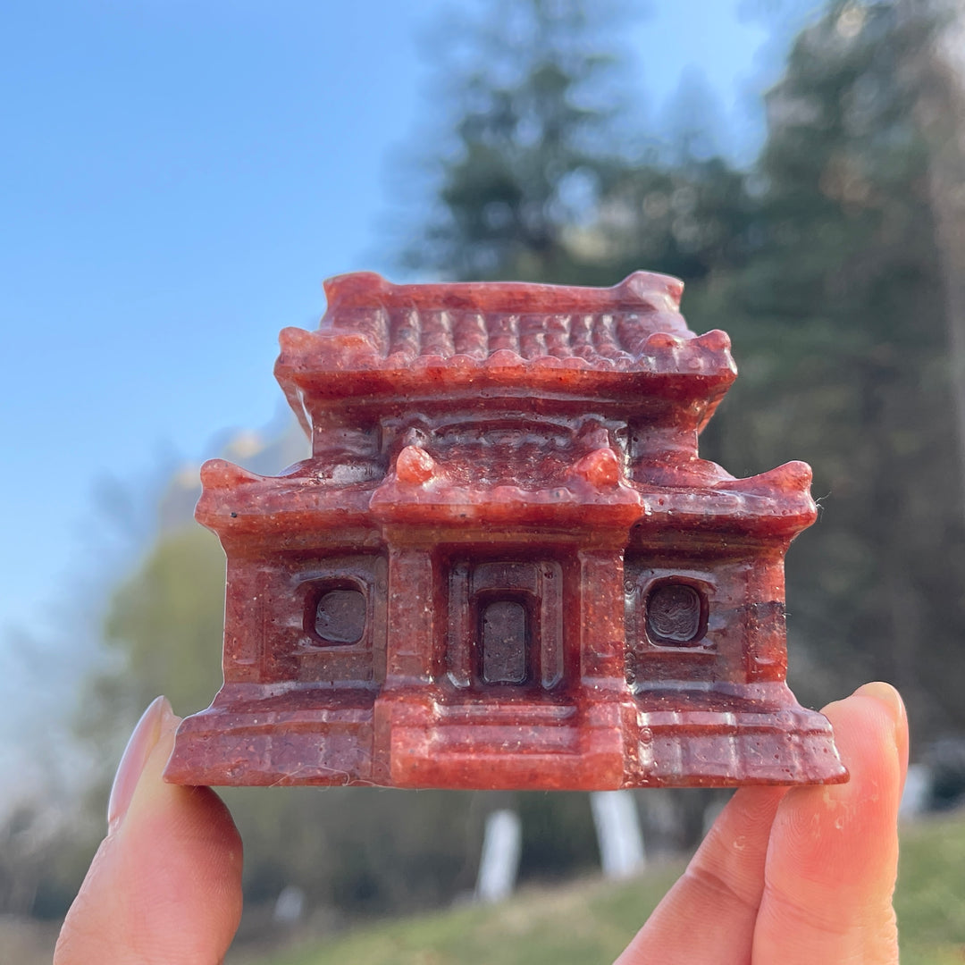 Natural Crystal Carving Temple