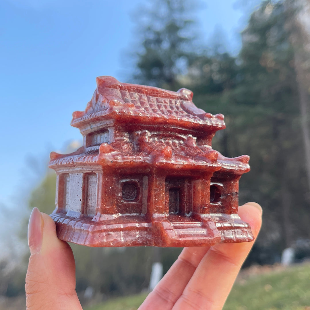 Natural Crystal Carving Temple