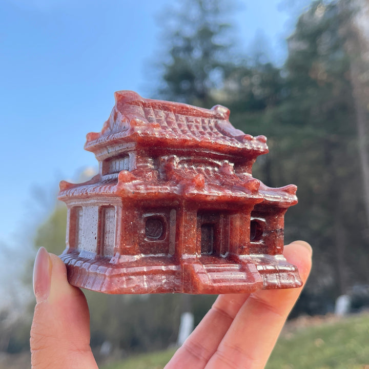 Natural Crystal Carving Temple