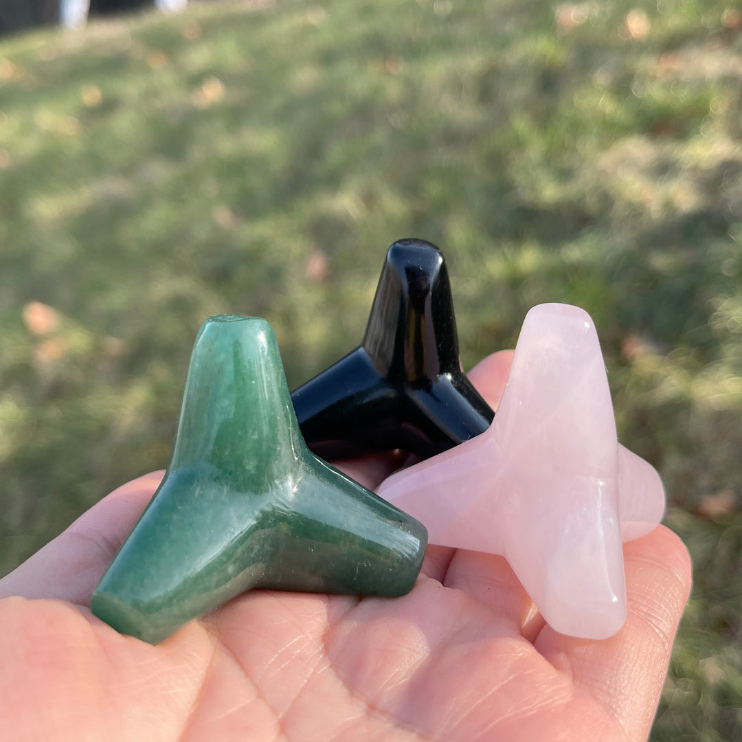 Natural Crystal Carving Tree Stump