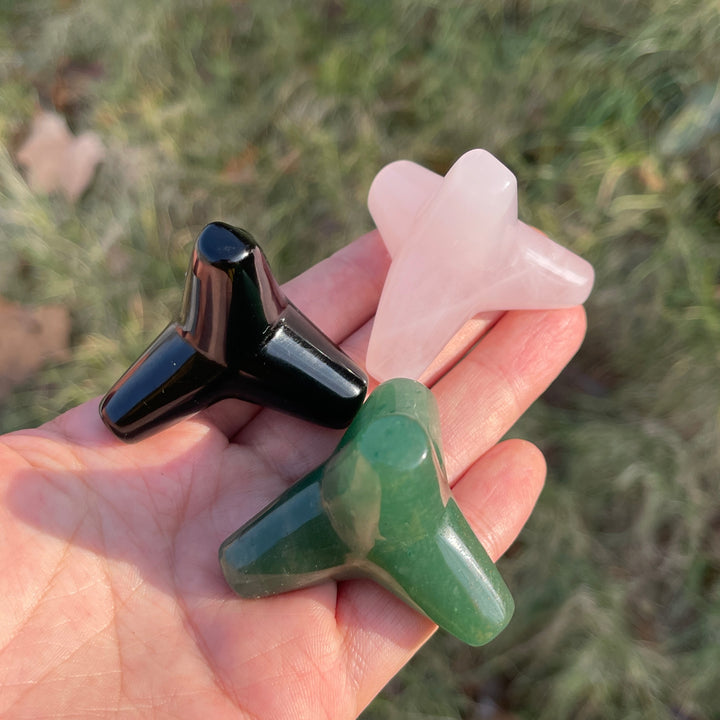 Natural Crystal Carving Tree Stump