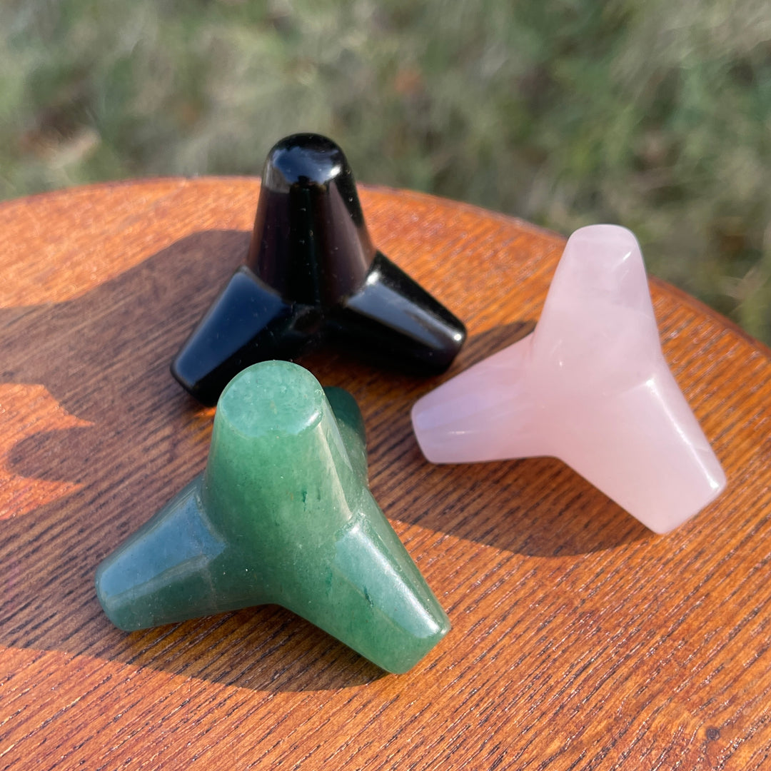 Natural Crystal Carving Tree Stump