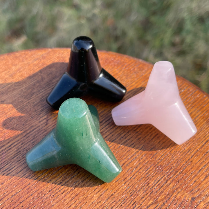 Natural Crystal Carving Tree Stump