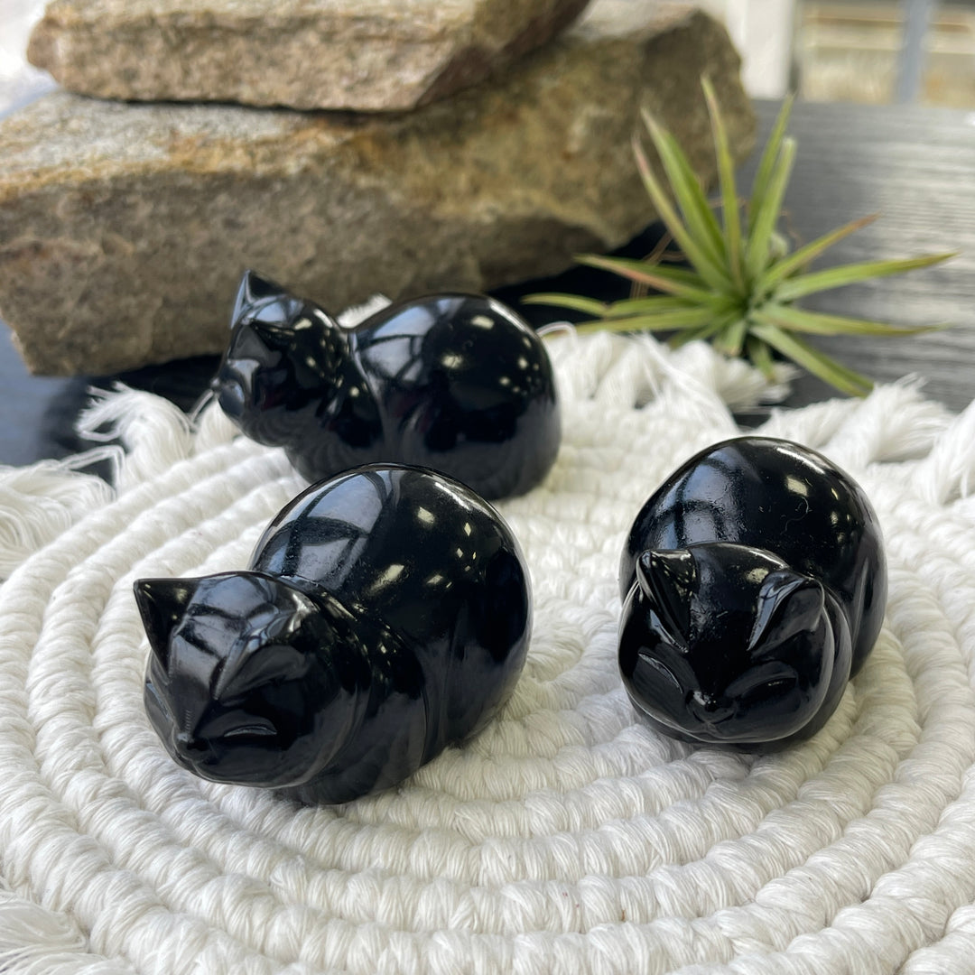 Natural Carving Loaf Cat