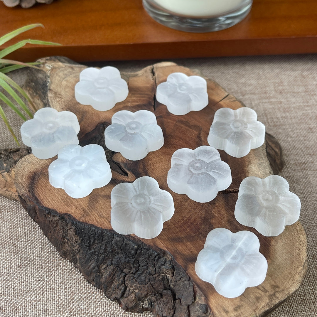 Natural Selenite Flower