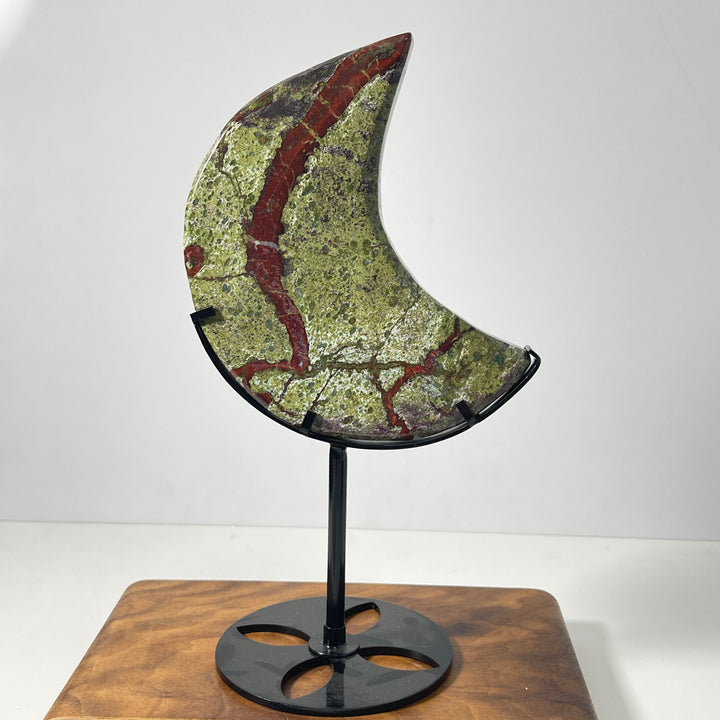 Unique, Natural Dragon Blood Stone Moon