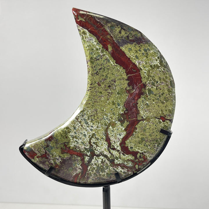 Unique, Natural Dragon Blood Stone Moon