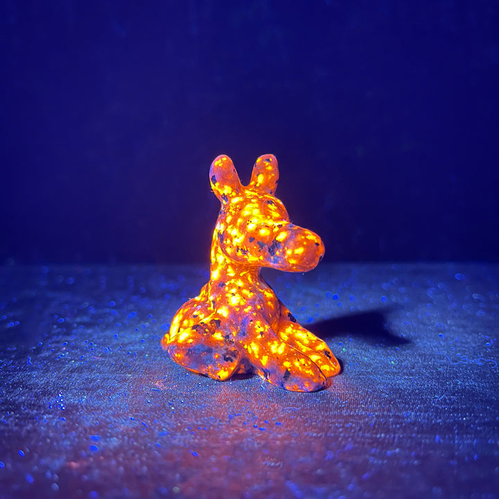 Natural Crystal Carving Sitting Donkey