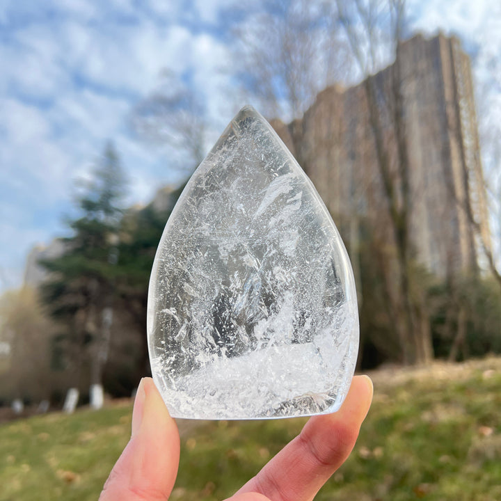 Natural Clear Quartz Teardrop