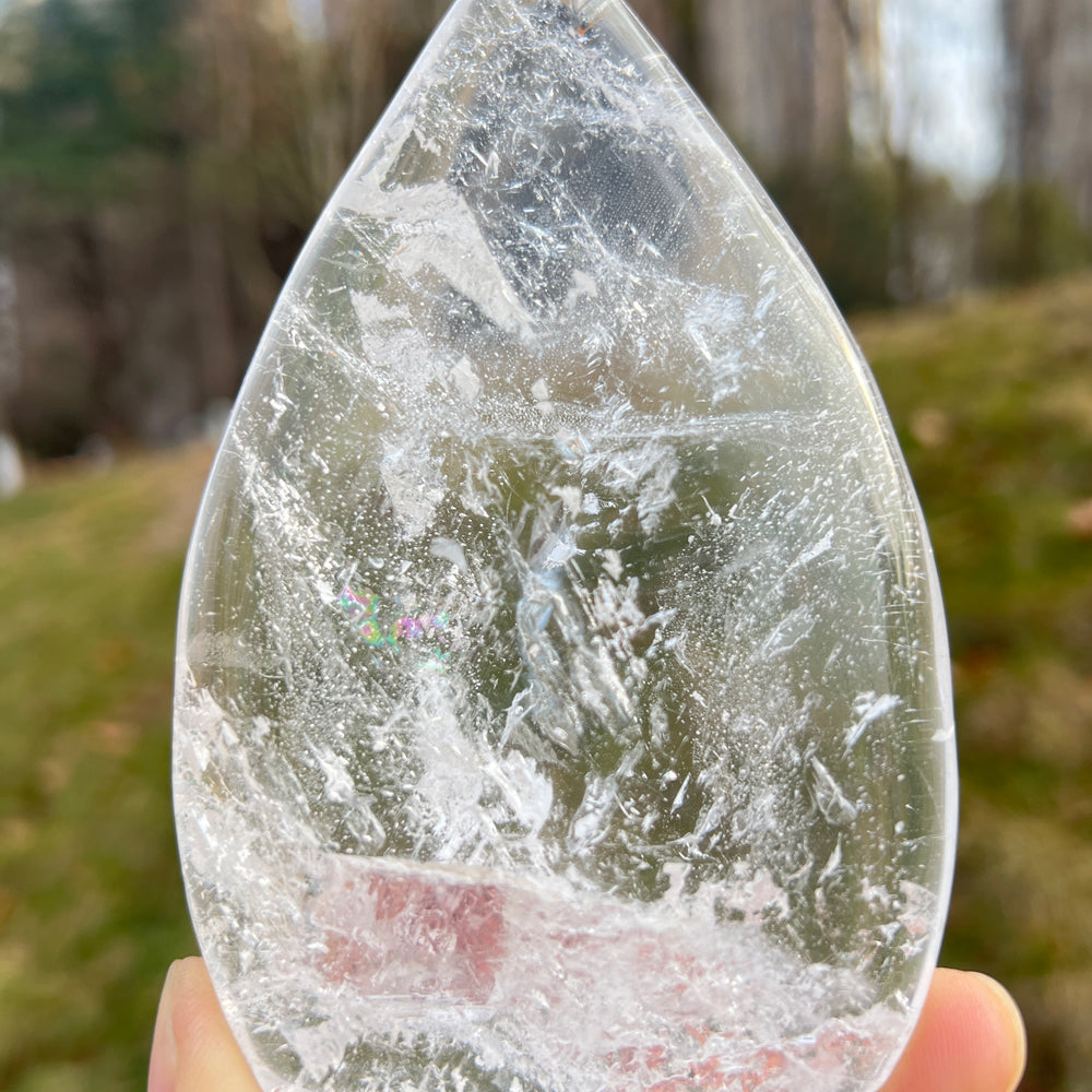Natural Clear Quartz Teardrop
