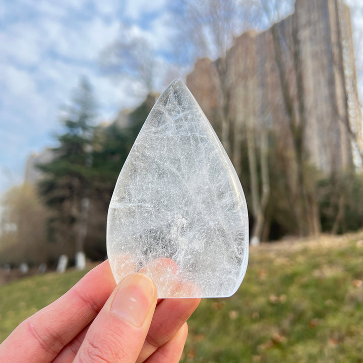 Natural Clear Quartz Teardrop