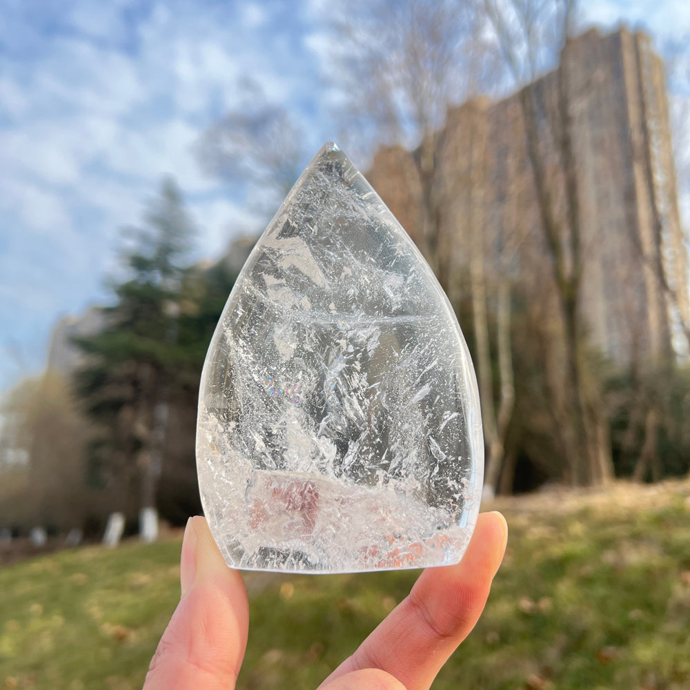 Natural Clear Quartz Teardrop