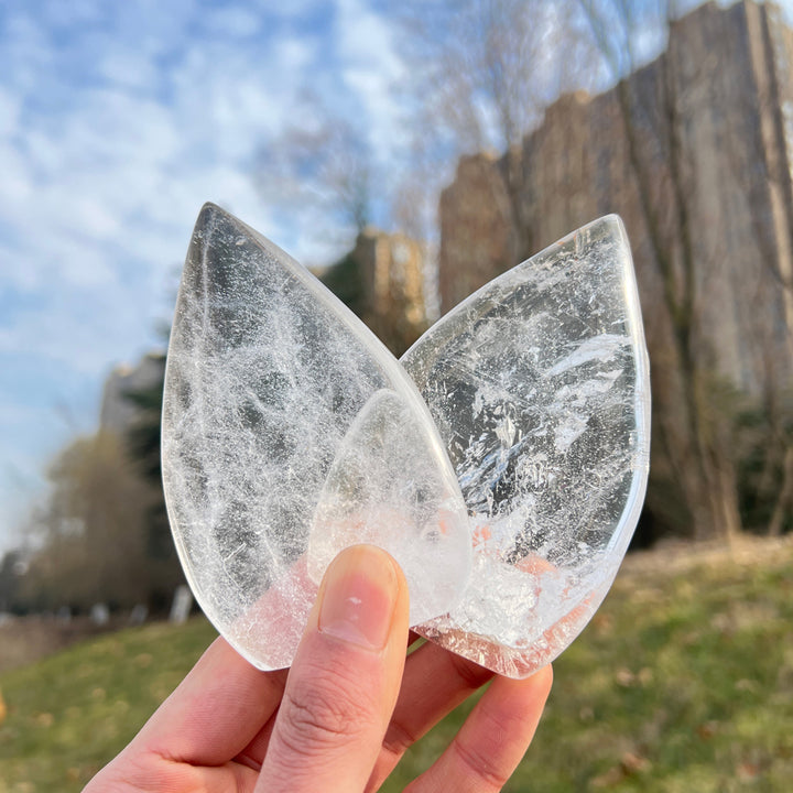 Natural Clear Quartz Teardrop