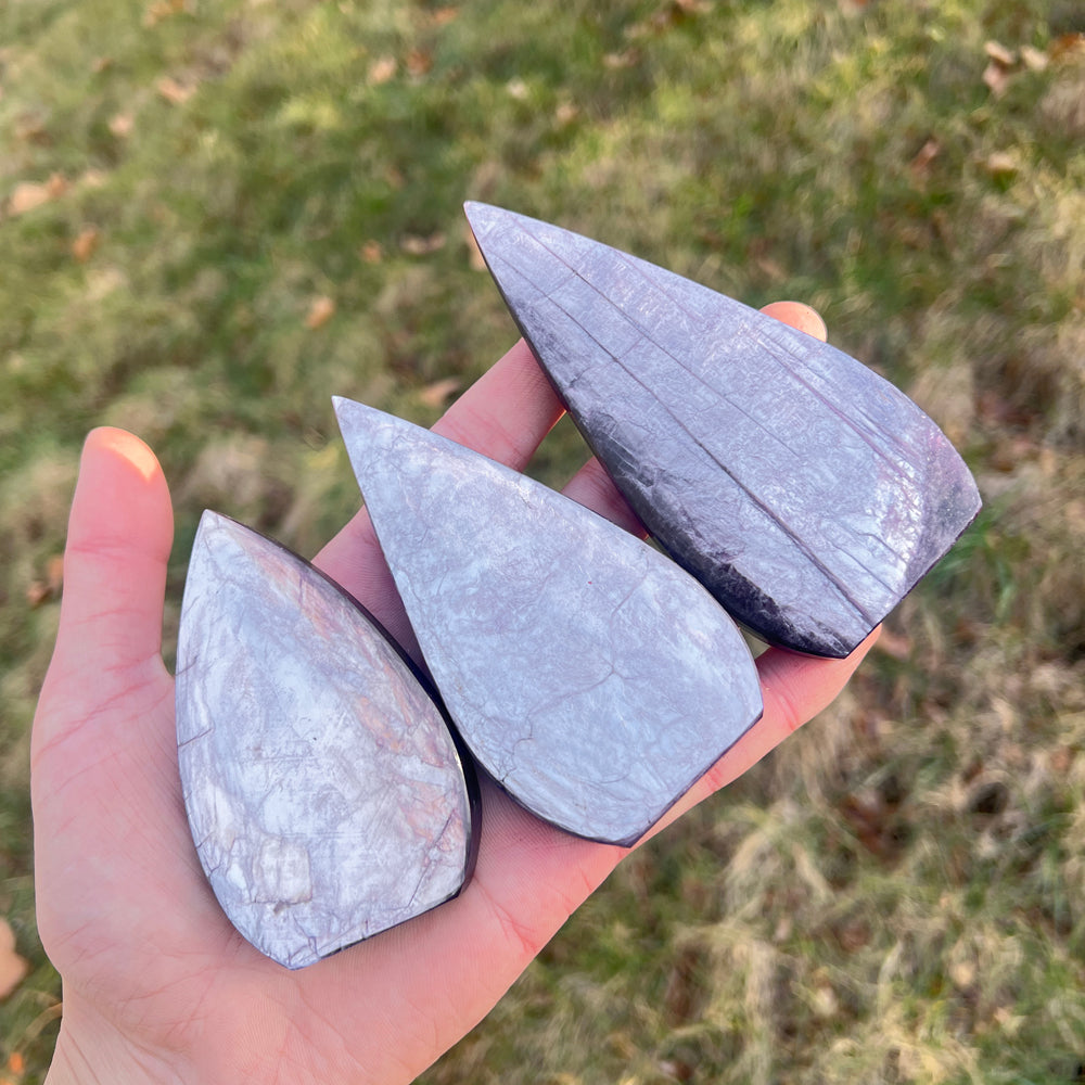Natural Lepidolite Teardrop