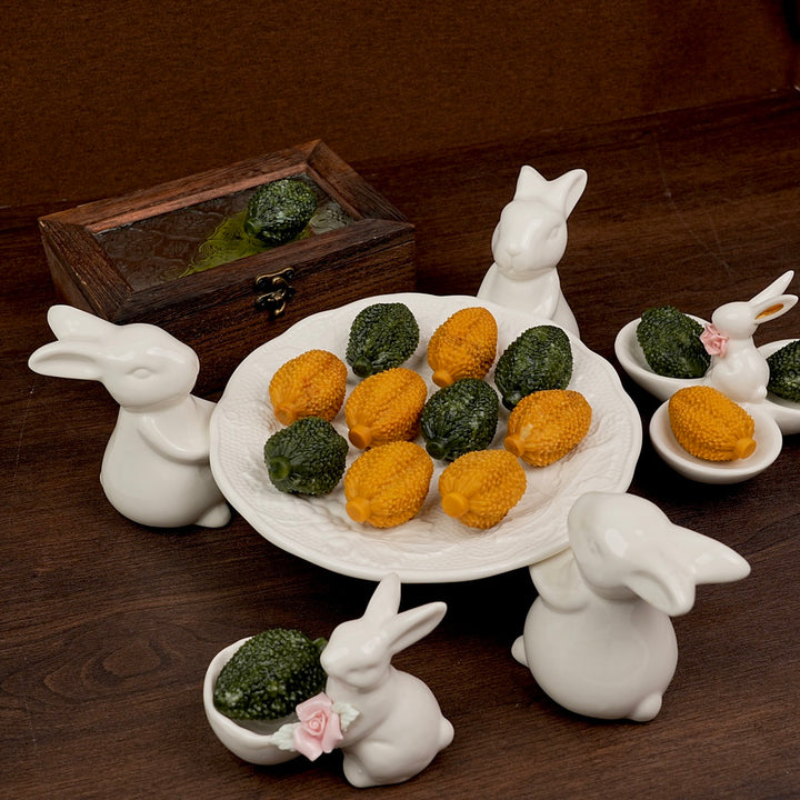 Natural Crystal Carving Food And Fruit Model