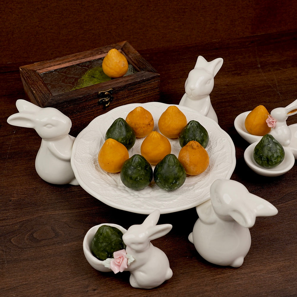 Natural Crystal Carving Food And Fruit Model