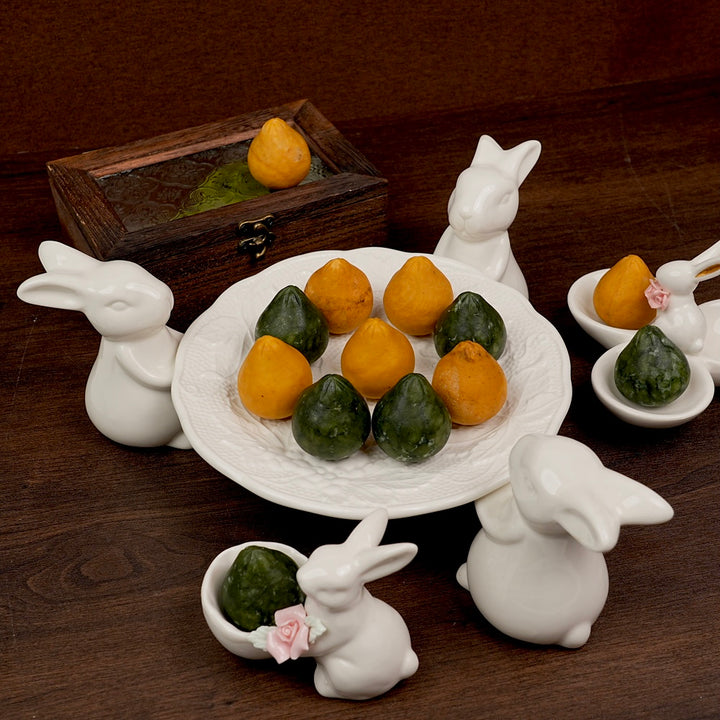 Natural Crystal Carving Food And Fruit Model