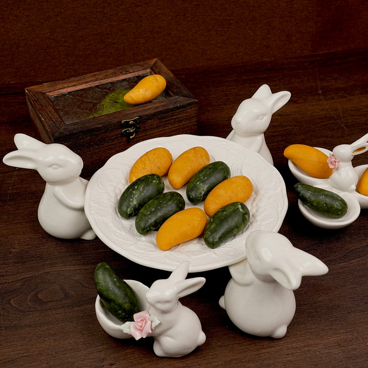 Natural Crystal Carving Food And Fruit Model