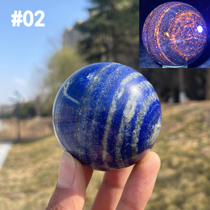 Unique,Imperfect Natural Lapis Lazuli Sphere