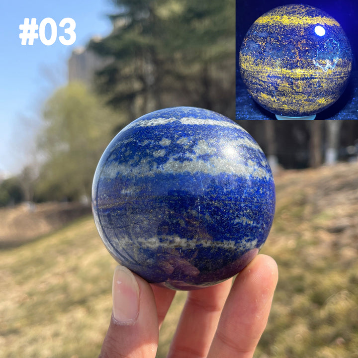 Unique,Imperfect Natural Lapis Lazuli Sphere