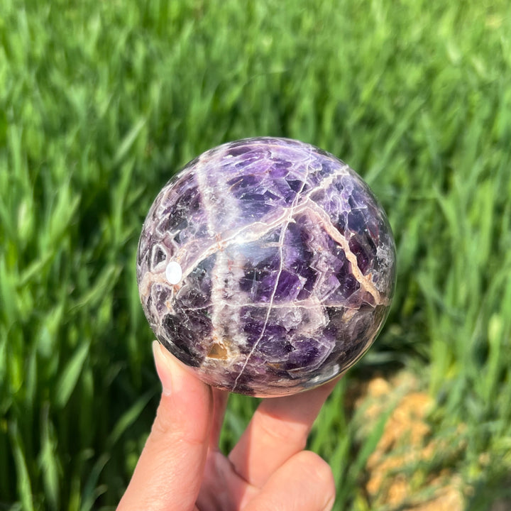 Imperfect,Natural Crystal Dream Amethyst Sphere