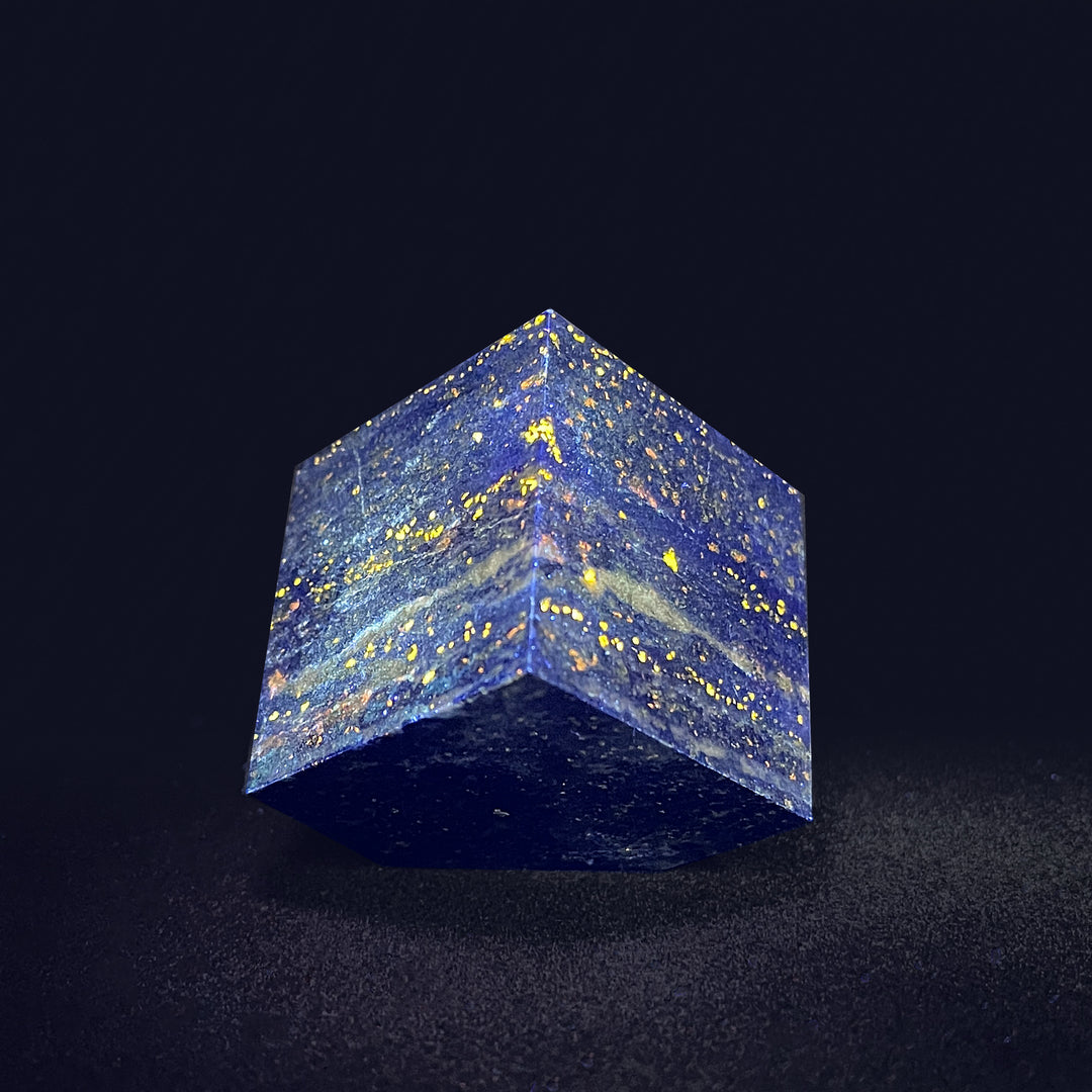 Natural Crystal Lapis Lazuli Cube