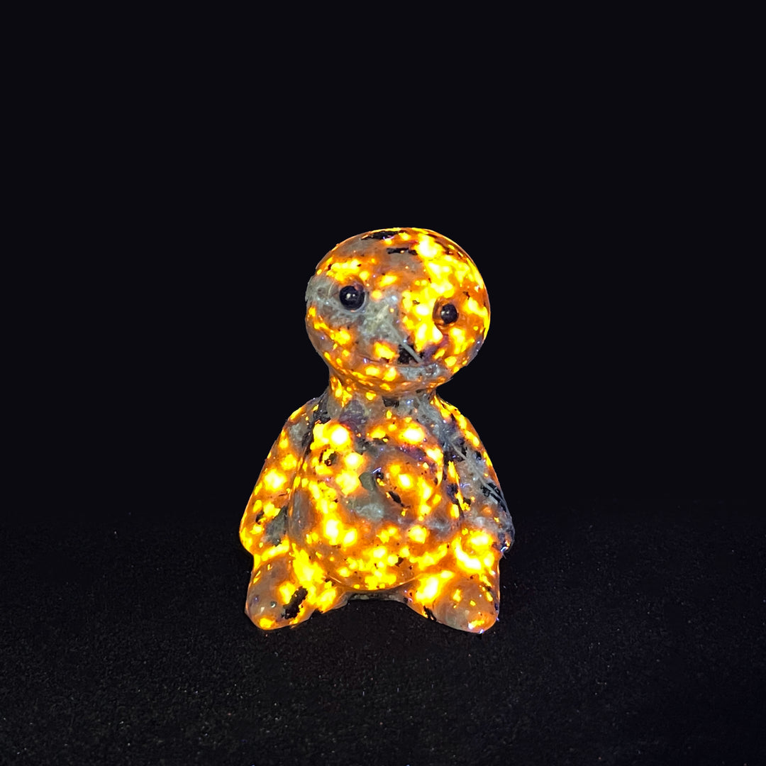 Natural Crystal Sitting Buddy Carving