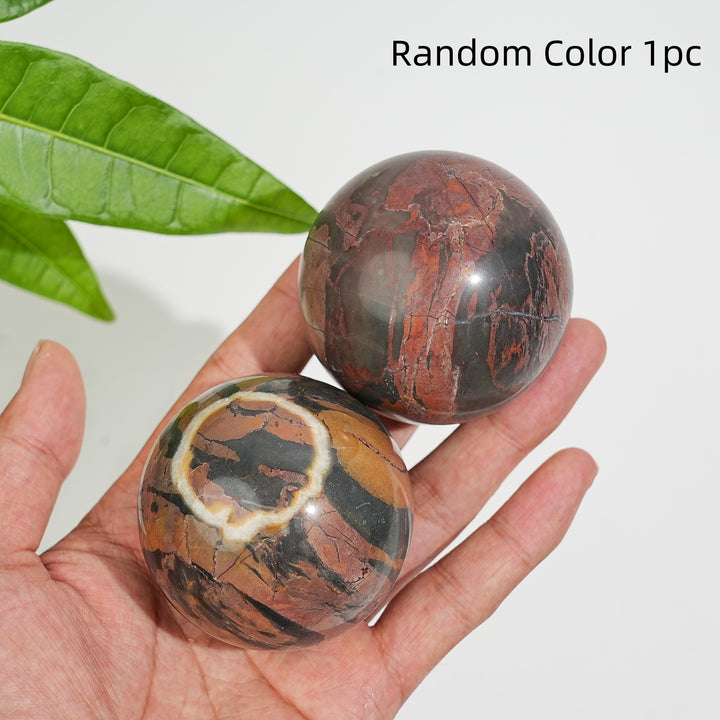Natural Crystal Tiger Calcite Sphere