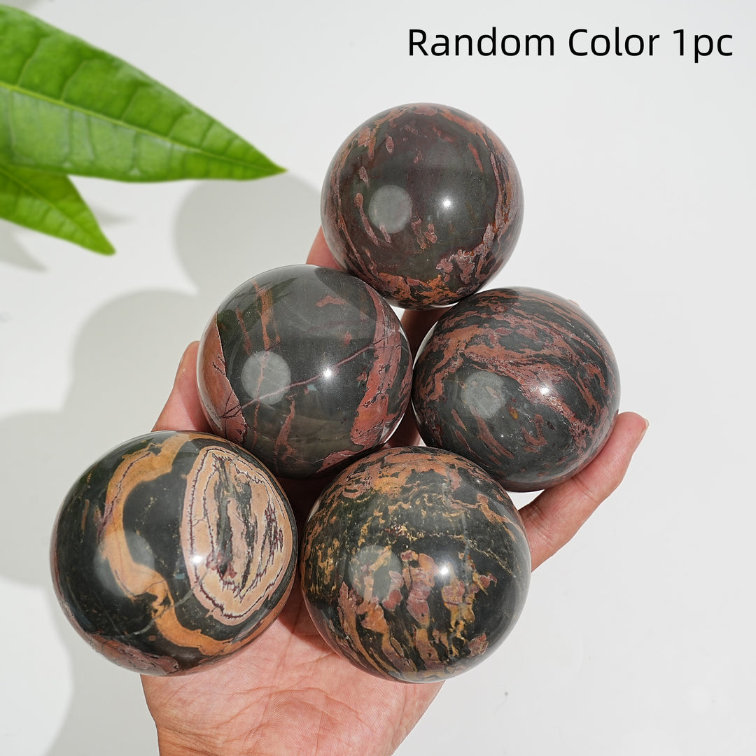 Natural Crystal Tiger Calcite Sphere
